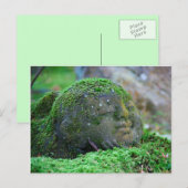 Bedekte Japanse tempelbeeld Briefkaart (Voorkant / Achterkant)