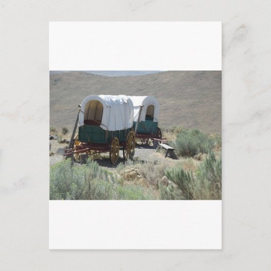 Bedekte wagens briefkaart (Voorkant)