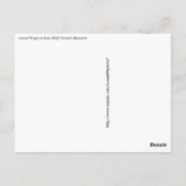 Bedekte Wagon op Scotts Bluff National Monument Briefkaart (Achterkant)