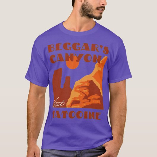 Bedelaar Canyon Tatooine T-shirt (Voorkant)