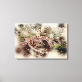Bedelaarsbrug Glaisdale - Atmosferisch Yorkshire Canvas Afdruk