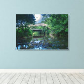 Bedelaarsbrug, Glaisdale Canvas Afdruk (Insitu (Houten vloer))