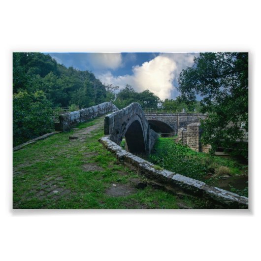 Bedelaarsbrug, Glaisdale Foto Afdruk (Voorkant)