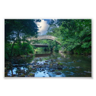 Bedelaarsbrug, Glaisdale Foto Afdruk