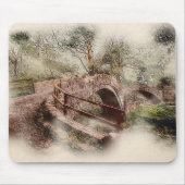 Bedelaarsbrug, Glaisdale - Watercolourkunst Muismat (Voorkant)