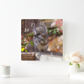 Bedelen Eekhoorn Wandklok (Huis)