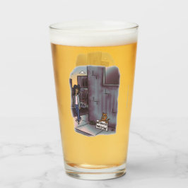 bedelen kat bier glas