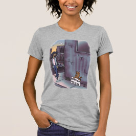 Bedelen Kat Grijs Vrouwen T-shirt