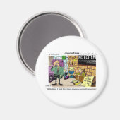 Bedelen om webdesign grappige cadeaus en verzamelo magneet (Voorkant / Achterkant)