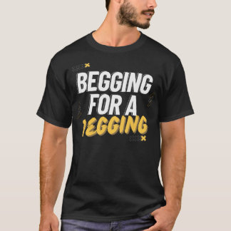 Bedelen voor een pegging t-shirt