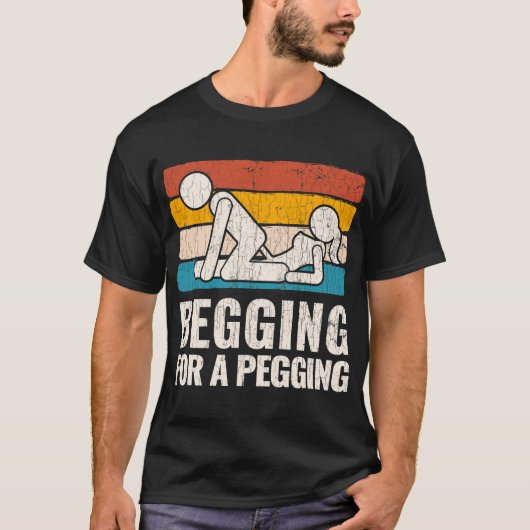 Bedelen voor een pegging t-shirt (Voorkant)