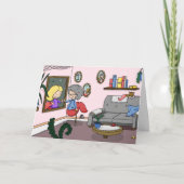 Bedenk dat je thuis mermaïde groet voedt kaart (Voorkant)