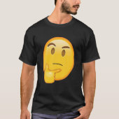 Bedenk de lichte lamp van het gezicht grappig met  t-shirt (Voorkant)
