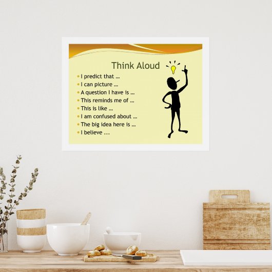 Bedenk haroud poster (Keuken)