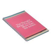 Bedenk nooit meer dan acties voor notebooks notitieboek (Rechterzijde)