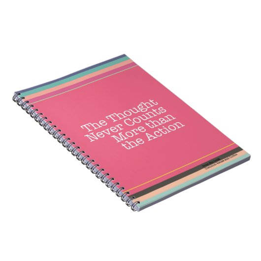 Bedenk nooit meer dan acties voor notebooks notitieboek (Rechterzijde)