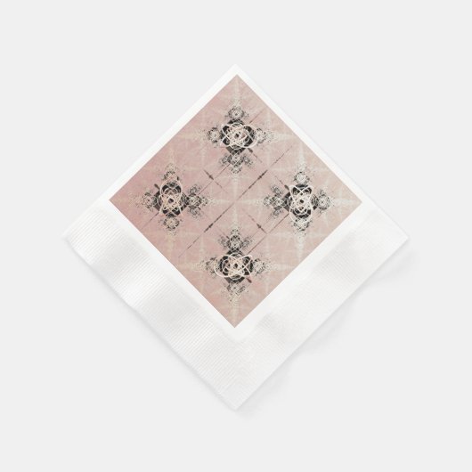 Bedenk pasteldrasts Cocktail Napkins Servet (Hoek)