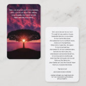 Bedenkaartjes | Amazing Sunset Deluxe Visitekaartje (Voorkant / Achterkant)