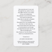 Bedenkaartjes | Amazing Sunset Deluxe Visitekaartje (Achterkant)