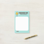 Bedenkt de fantastische herkenning van werknemers  post-it® notes (Op bureau)