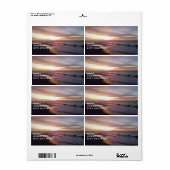 ****BEDENSUNRISE *** ADRES ETIKET (Full Sheet)