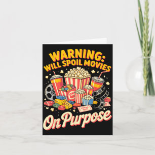 Bederf films film film eten nacht snack popcorn kaart