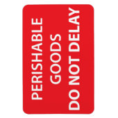 bederfelijke goederen vertragen niet magneet (Verticaal)