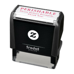 Bederfelijke Stempel gebruik voor post