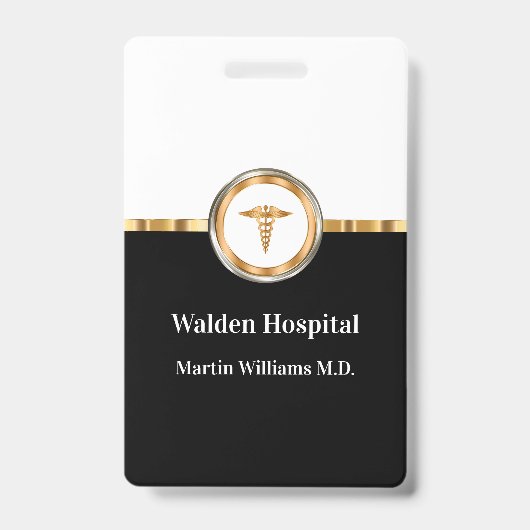 Bedesmedewerker van een Kwalitatief Medisch Centru Badge (Voorzijde)
