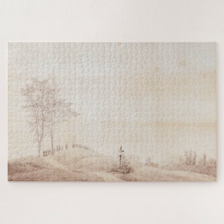 Bedevaart bij zonsondergang - Caspar David Friedri Legpuzzel
