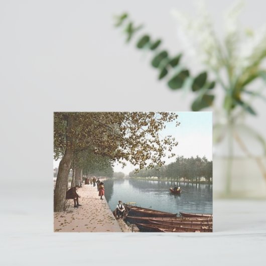 Bedford, bij de rivier de briefkaart (Staand voorkant)