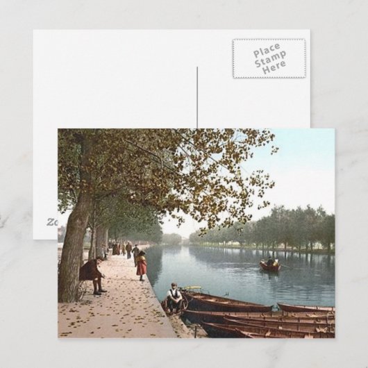 Bedford, bij de rivier de briefkaart (Voorkant / Achterkant)