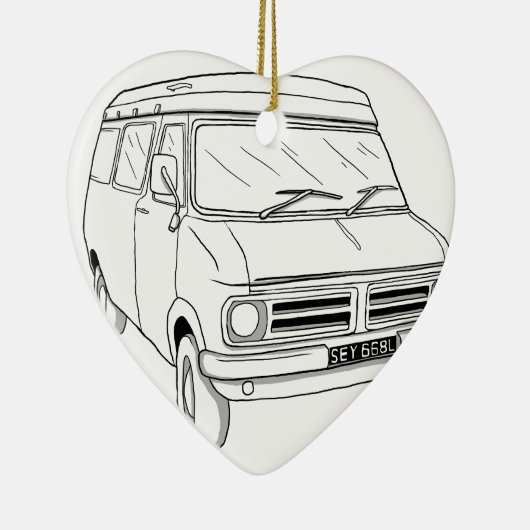 Bedford CF1 Keramisch Ornament (Rechts)