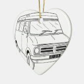 Bedford CF1 Keramisch Ornament (Links)