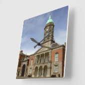 Bedford Clock Tower, Dublin Castle, Ierland Vierkante Klok (Hoek)