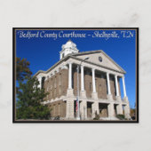 Bedford County Courthouse - Shelbyville, TN Briefkaart (Voorkant)