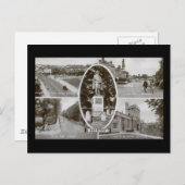 Bedford, Engeland UK Vintage Briefkaart (Voorkant / Achterkant)