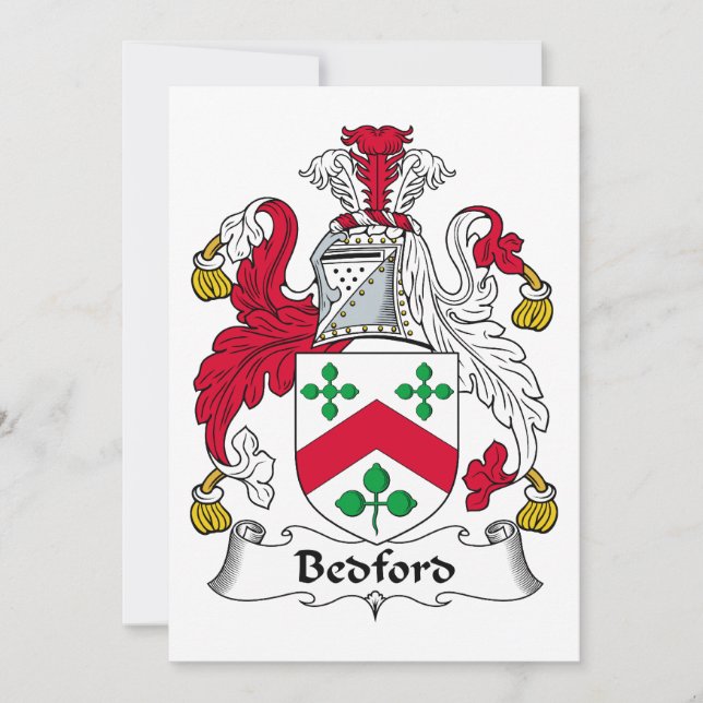 Bedford Family Crest (Voorkant)