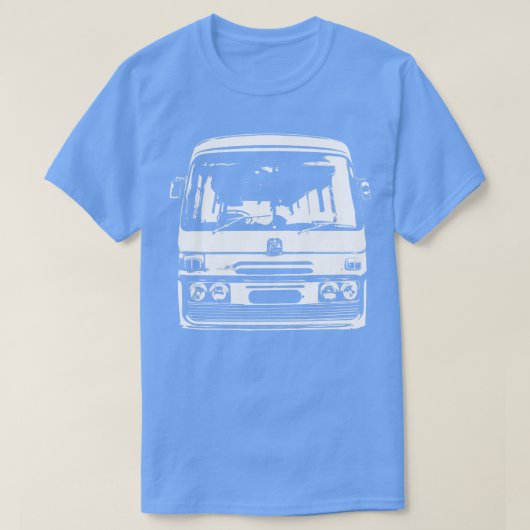 Bedford jaren 70 Britse klassiek coach monoblock w T-shirt (Design voorkant)