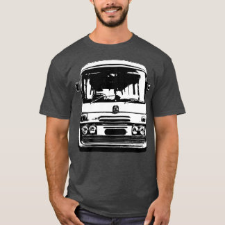 Bedford jaren 70 Britse klassiek coach monoblock z T-shirt