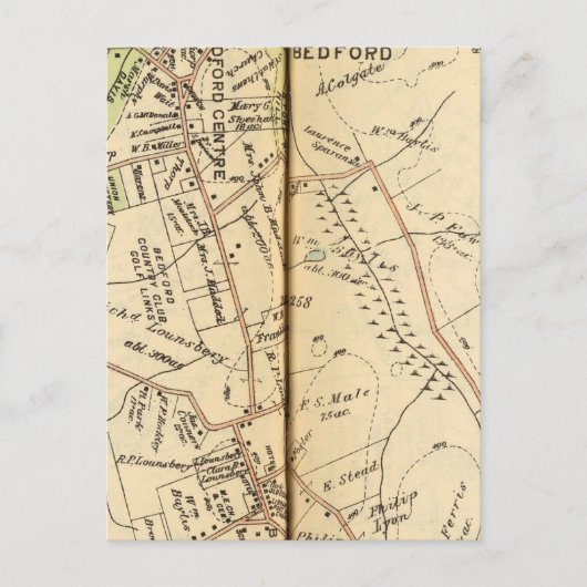Bedford, New York 2 Briefkaart (Voorkant)