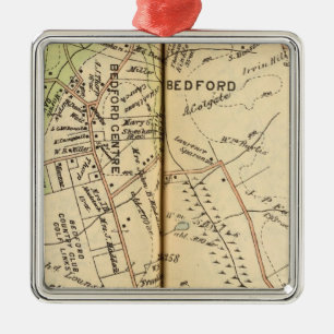 Bedford, New York 2 Metalen Ornament