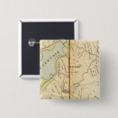 Bedford, New York 2 Vierkante Button 5,1 Cm (Voorkant /achterkant)