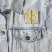 Bedford, New York 3 Vierkante Button 5,1 Cm (In situ)