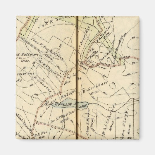 Bedford, New York Magneet (Voorkant)