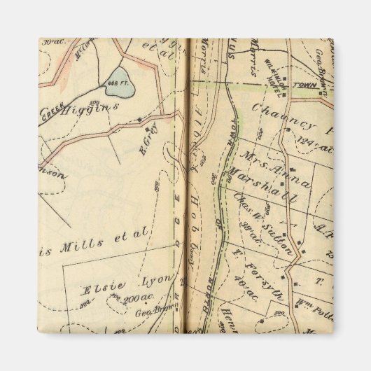 Bedford, New York Magneet (Voorkant)