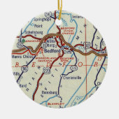 Bedford PA Keramisch Ornament (Voorkant)