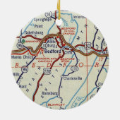 Bedford PA Keramisch Ornament (Achterkant)