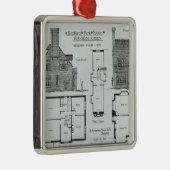 Bedford Park Estate Metalen Ornament (Rechts)