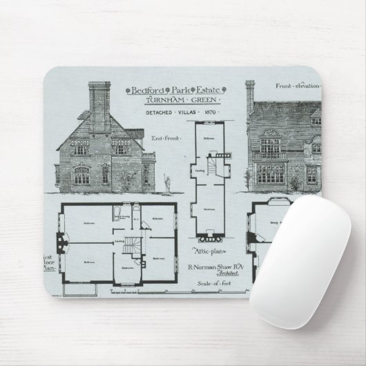 Bedford Park Estate Muismat (Met muis)